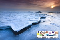 冰封渤海，極地景觀-自駕拍攝北戴河冰海